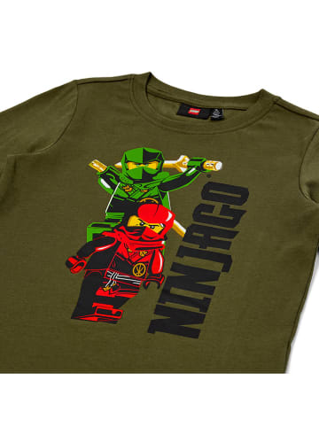 LEGO Longsleeve in Khaki/ Bunt
