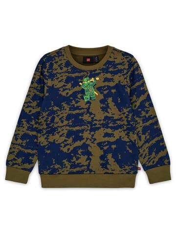 LEGO Sweatshirt kaki/donkerblauw