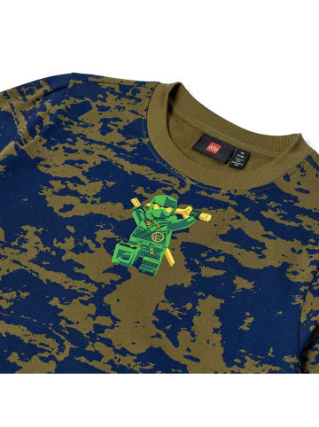 LEGO Sweatshirt in Khaki/ Dunkelblau