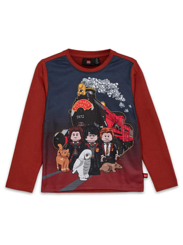 LEGO Longsleeve in Rot/ Dunkelblau