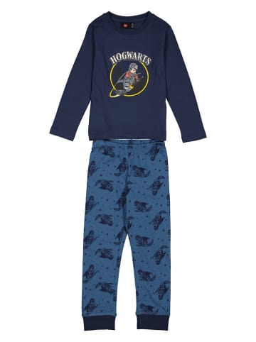 LEGO Pyjama in Dunkelblau/ Blau