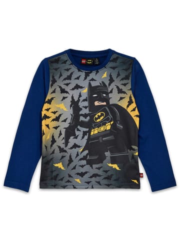 LEGO Longsleeve donkerblauw/geel