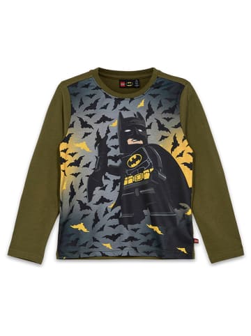 LEGO Longsleeve in Khaki/ Schwarz