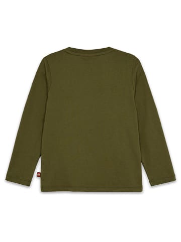 LEGO Longsleeve in Khaki/ Gelb