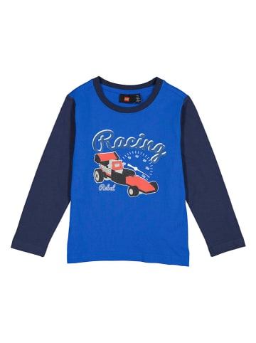 LEGO Longsleeve in Dunkelblau/ Blau
