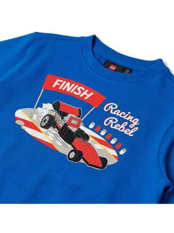 LEGO Sweatshirt in Blau/ Rot