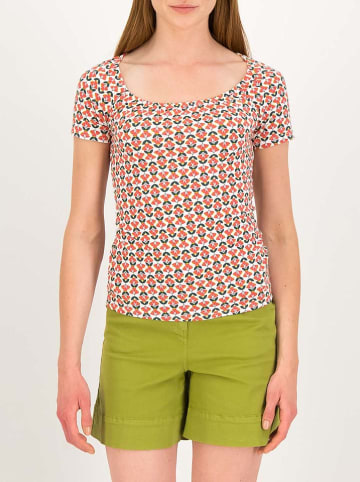 Blutsgeschwister Shirt "Vintage Heart" rood/groen/wit