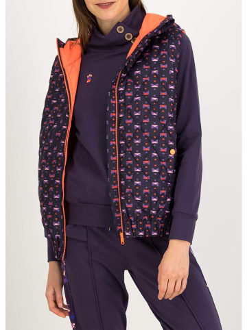 Blutsgeschwister Steppweste "Luft und Liebe" in Lila/ Orange