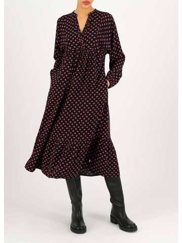 Blutsgeschwister Jurk "Saint Tropen Fireplace" zwart/roze