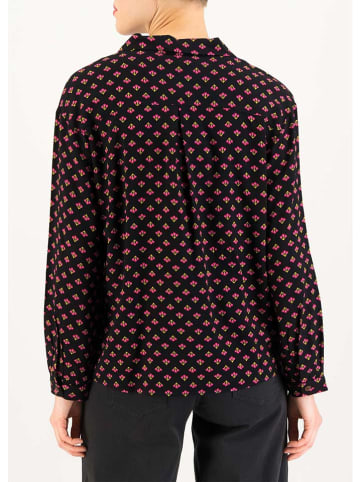 Blutsgeschwister Blouse "Knöpfchenliebe" zwart/roze