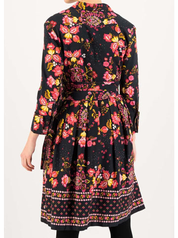 Blutsgeschwister Jurk zwart/roze/geel