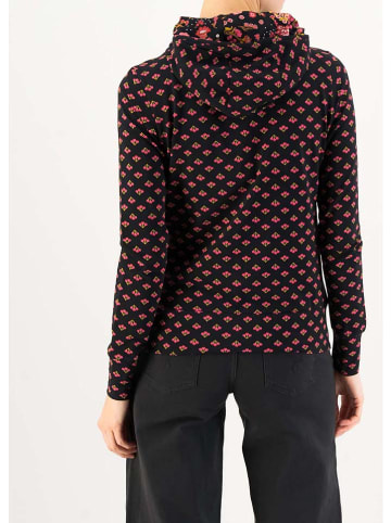 Blutsgeschwister Hoodie "Scuba Duba" in Schwarz/ Pink