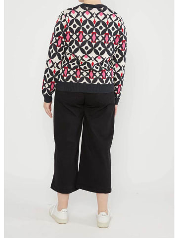 Blutsgeschwister Trui "Cosy Storyteller" zwart/roze/wit