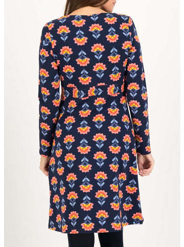 Blutsgeschwister Kleid "Home Sweet Home" in Dunkelblau/ Rosa