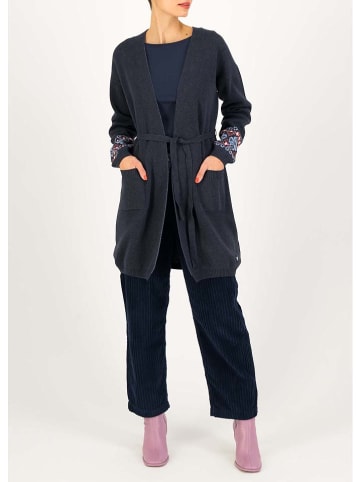 Blutsgeschwister Cardigan "Nordic Wrapper" in Dunkelblau
