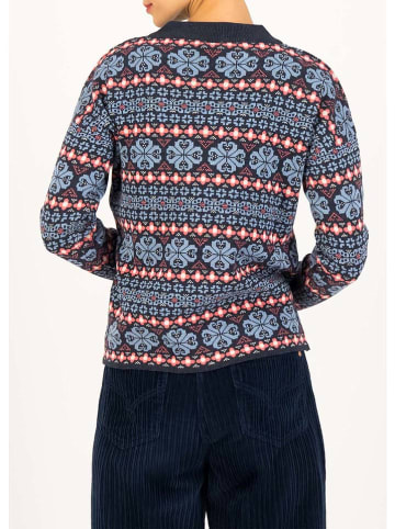 Blutsgeschwister Pullover "Holmenkollen Hüttenzauber" in Hellblau/ Dunkelblau/ Rosa