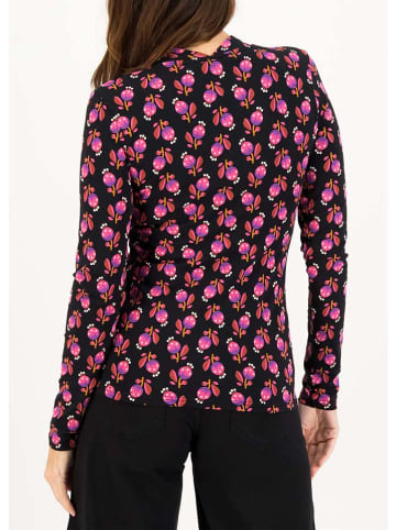 Blutsgeschwister Longsleeve "Shawly Shine" in Schwarz/ Pink