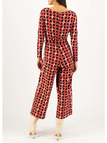 Blutsgeschwister Jumpsuit "Draperie absolue long after party" in Orange/ Rosa