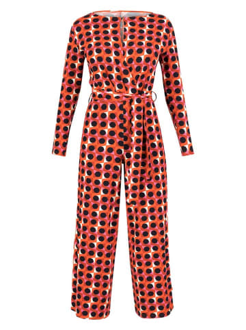 Blutsgeschwister Jumpsuit "Draperie absolue long after party" in Orange/ Rosa