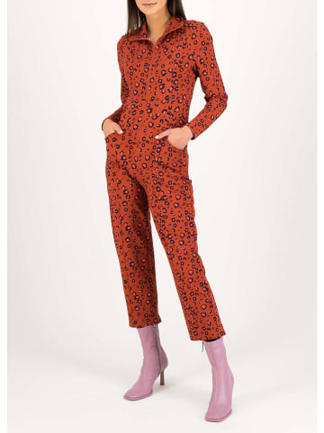 Blutsgeschwister Jumpsuit "Moonstruck Astronaut" in Orange/ Schwarz