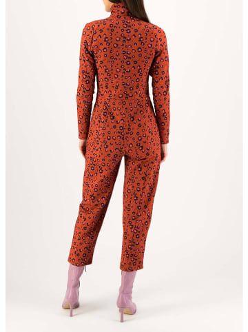 Blutsgeschwister Jumpsuit "Moonstruck Astronaut" in Orange/ Schwarz