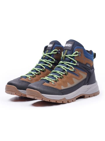 Icepeak Buty trekkingowe "Wynne" w kolorze jasnobrązowo-niebiesko-szarym