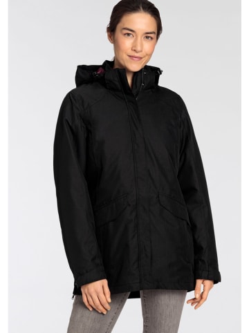 Killtec Wende-Steppjacke in Schwarz/ Bordeaux