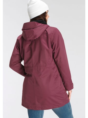 Maier Sports Dwustronna parka w kolorze bordowym