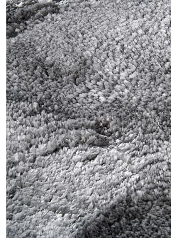 Elle Decoration Hochflor-Teppich "Calida" in Hellgrau
