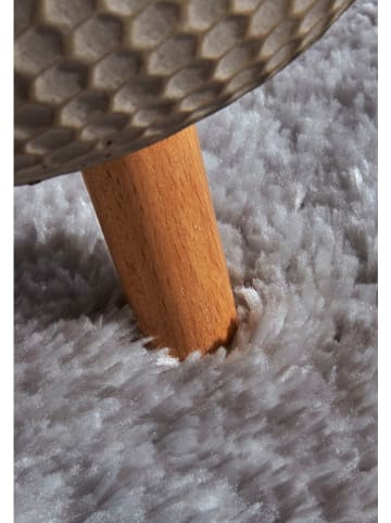 Hanse Home Hochflor-Teppich "Olaf" in Hellgrau