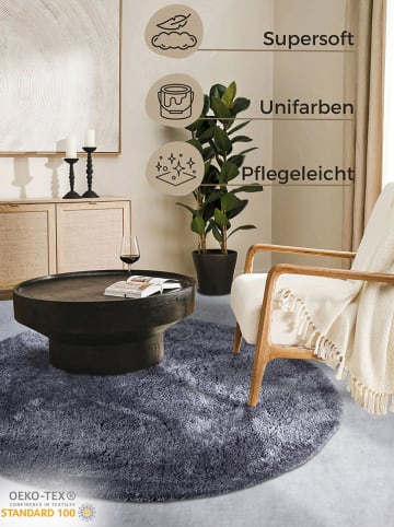 Hanse Home Hochflor-Teppich "Olaf" in Grau