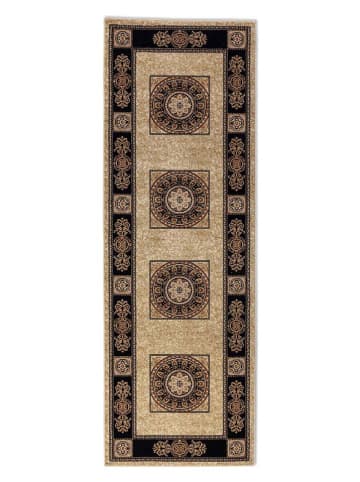 Nouristan Kurzflor-Teppich ''Herat'' in Schwarz/ Beige