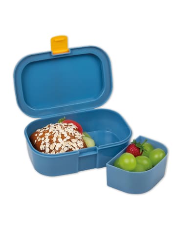 Lutz Mauder Lunchbox "Pinguin" in Blau - (L)16,5 x (B)10,5 x (H)6,5 cm