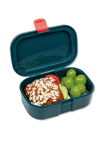 Lutz Mauder Lunchbox "Retrorakete" in Dunkelblau - (L)16,5 x (B)10,5 x (H)6,5 cm