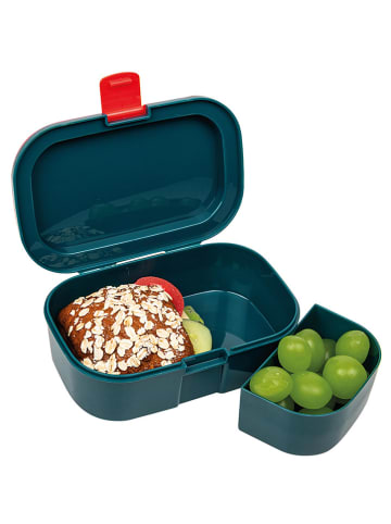 Lutz Mauder Lunchbox "Retrorakete" in Dunkelblau - (L)16,5 x (B)10,5 x (H)6,5 cm