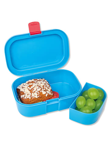 Lutz Mauder Lunchbox "Bagger" in Blau - (L)16,5 x (B)10,5 x (H)6,5 cm