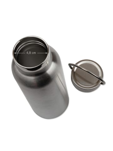 Lutz Mauder Edelstahl-Trinkflasche "Schmetterling" in Silber - 500 ml