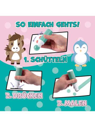 Lutz Mauder 5er-Set: Stempel-Marker "GlossyDots" in Bunt - ab 3 Jahren