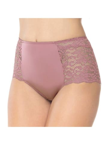 NIKOL DJUMON Figi high waist w kolorze szaroróżowym