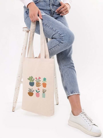 Lucky Bees Schultertasche in Creme - (B)25 x (H)40 x (T)8 cm