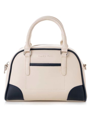 Lucky Bees Henkeltasche in Beige - (B)25 x (H)18 x (T)11 cm