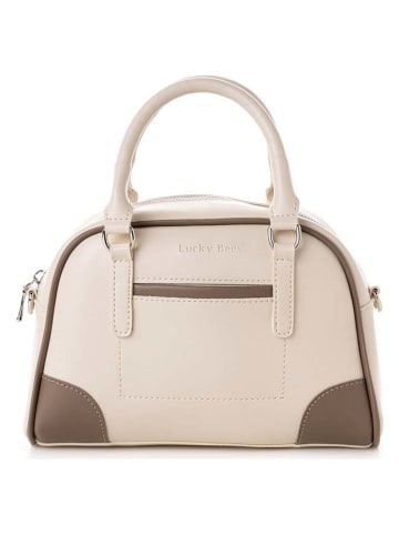 Lucky Bees Henkeltasche in Beige - (B)25 x (H)18 x (T)11 cm