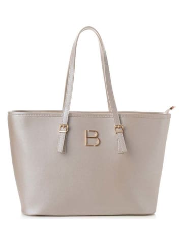 Lucky Bees Shopper in Beige - (B)42 x (H)25 x (T)15 cm