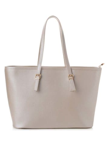 Lucky Bees Shopper bag w kolorze beżowym - 42 x 25 x 15 cm