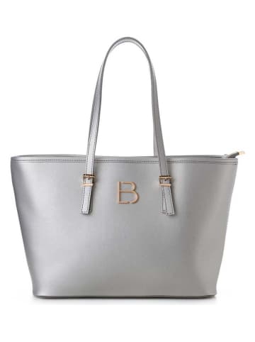 Lucky Bees Shopper bag w kolorze srebrnym - 42 x 25 x 15 cm