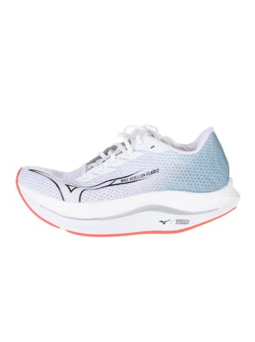 Mizuno Hardloopschoenen "Wave Rebellion Flash Wos" wit