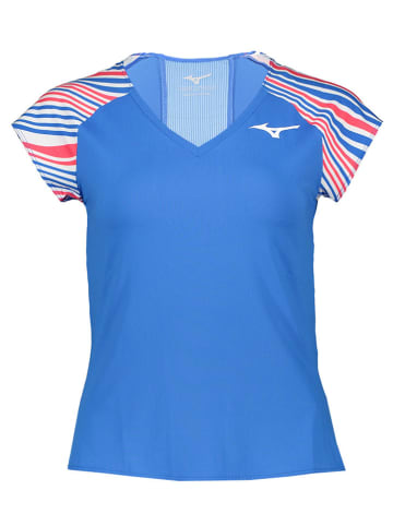 Mizuno Trainingsshirt  in Blau