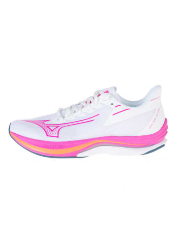 Mizuno Laufschuhe "Wave Rebellion Sonic" in Weiß/ Pink