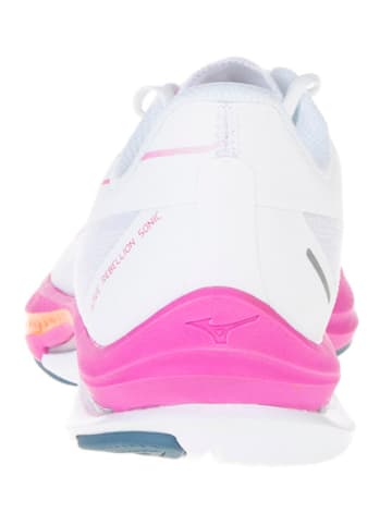 Mizuno Laufschuhe "Wave Rebellion Sonic" in Weiß/ Pink