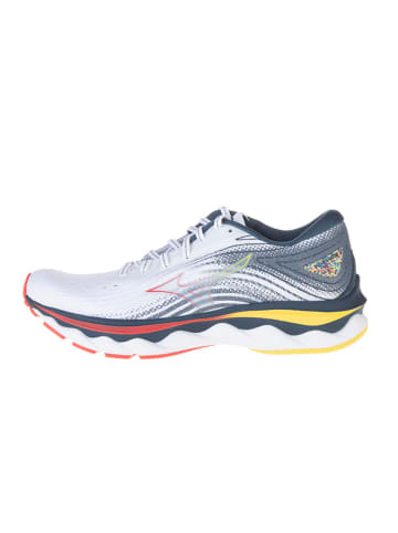 Mizuno Hardloopschoenen "Wave Sky Wos" wit/grijs